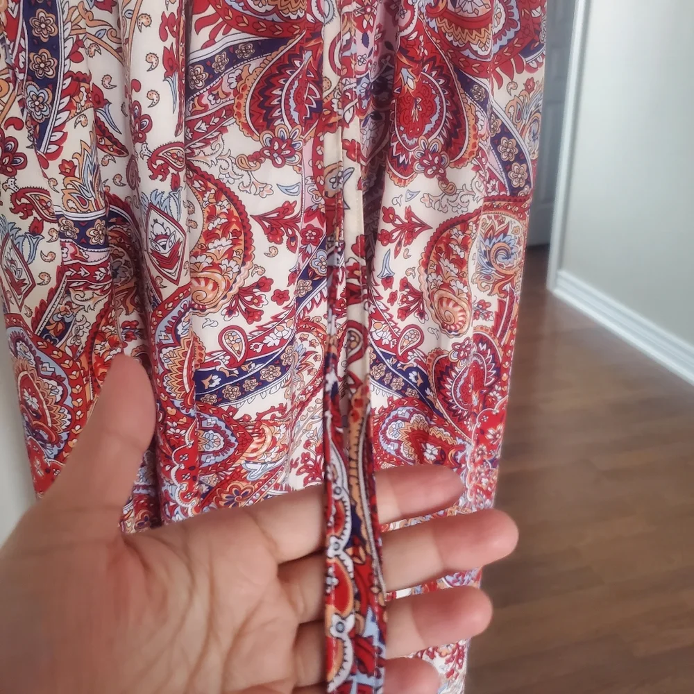 Paisley bohemian print summer dress - Picture 3 of 3